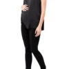 Asymmetric Nursing Top - Black