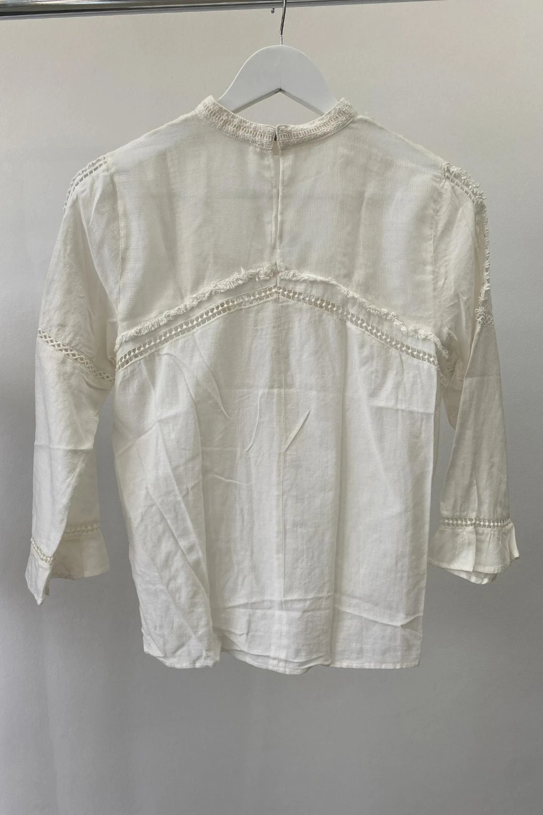 Boho Blouse - White 3 Boho Blouse - White - Image 3