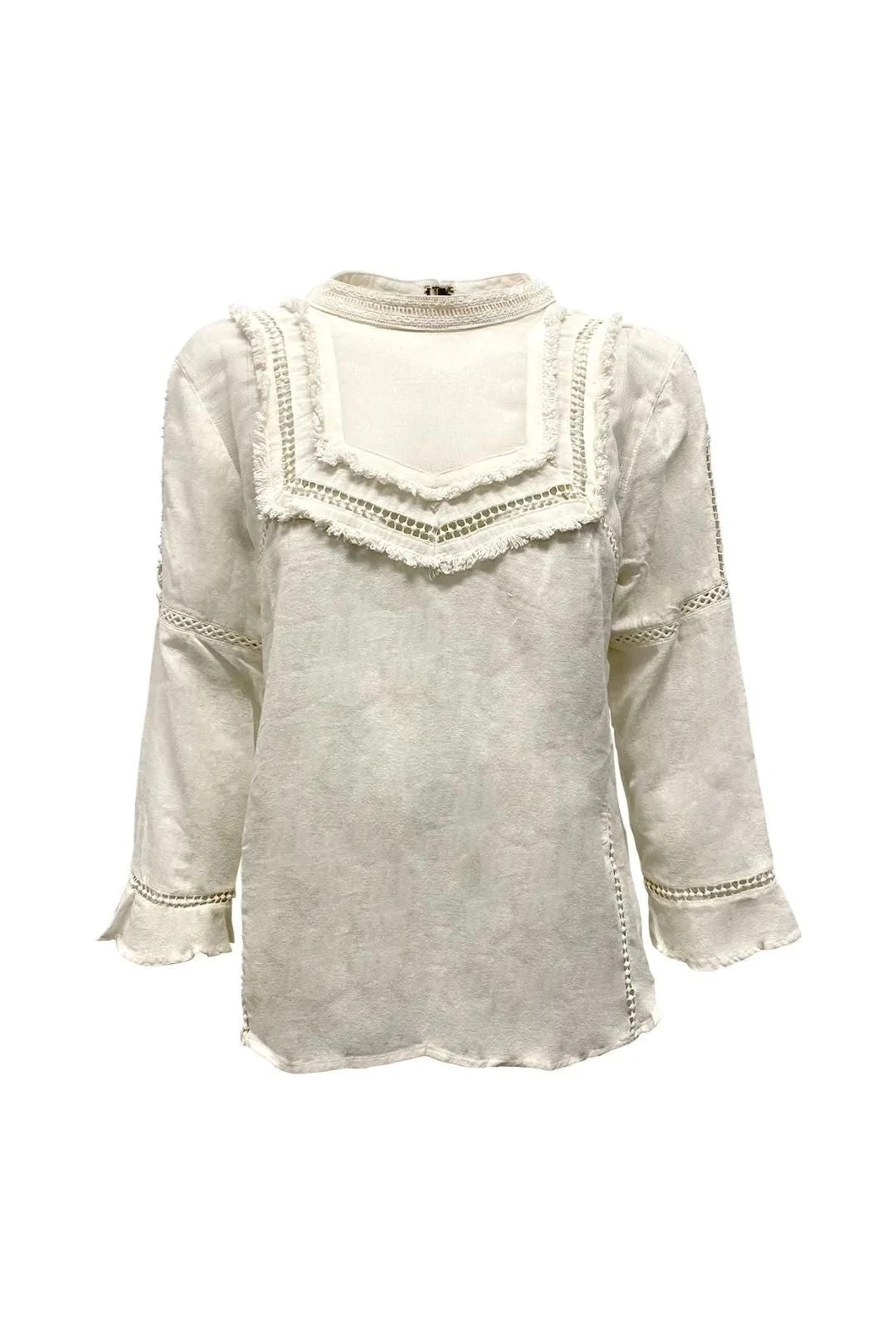 Boho Blouse - White 1 Boho Blouse - White
