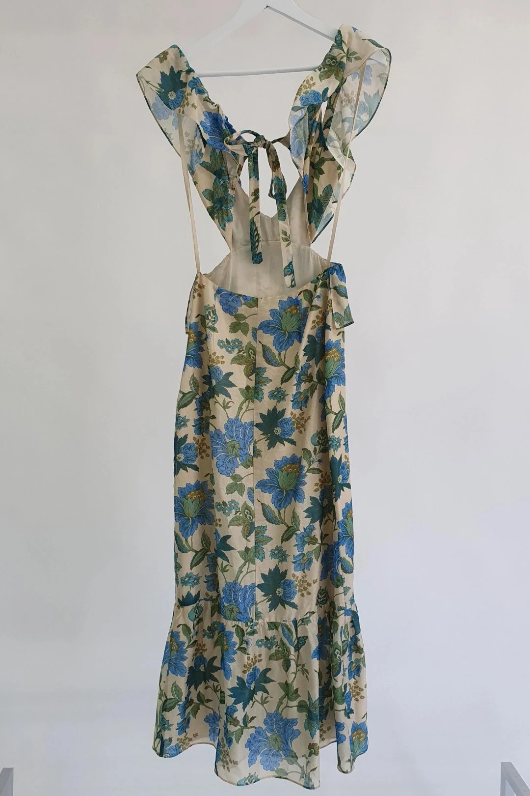 Celia Frill Midi Dress In Marguerite Print 3 Celia Frill Midi Dress In Marguerite Print - Image 3