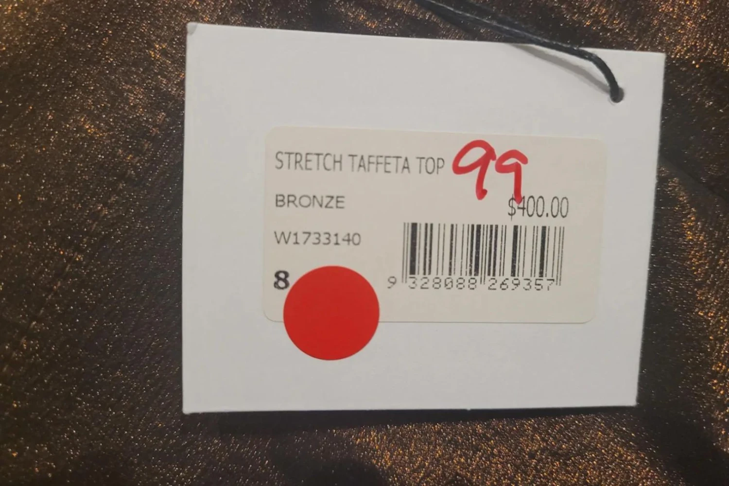 Stretch Taffeta Top 4 Stretch Taffeta Top - Image 4