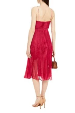 Pleated Chiffon Midi Dress -Gunsn Styles SelfPortraitPleatedChiffonMidiDress 3