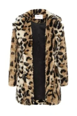 Leopard Faux Fur Coat