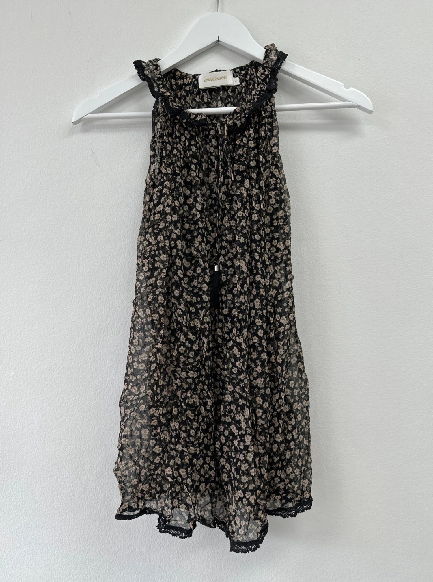 Silk Shift Floral Top 2 Silk Shift Floral Top - Image 2