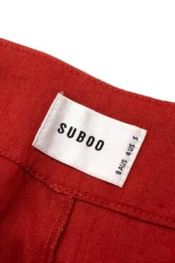 Rising Sun Wide Leg Linen Pant - Rust -Gunsn Styles SubooRisingSunWideLegLinenPant Rust 1