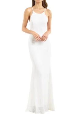 Sadie Sequin Gown - Vintage White