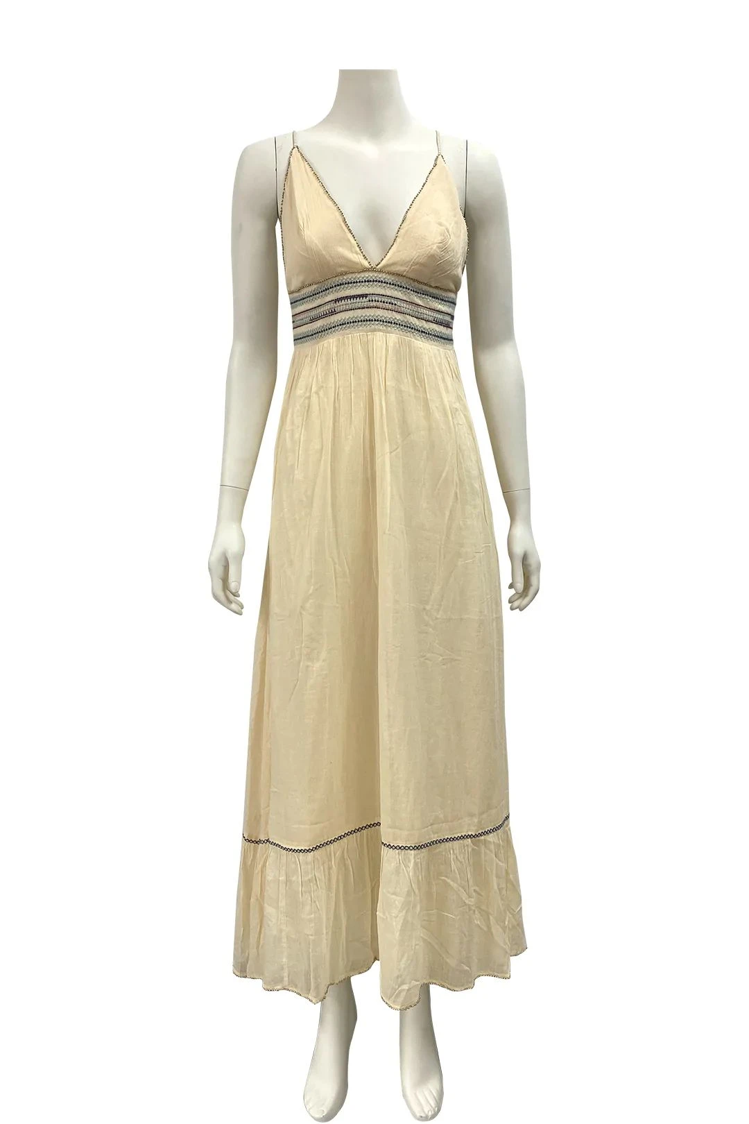 La Camella Adella Maxi Dress Whisper White 2 La Camella Adella Maxi Dress Whisper White - Image 2