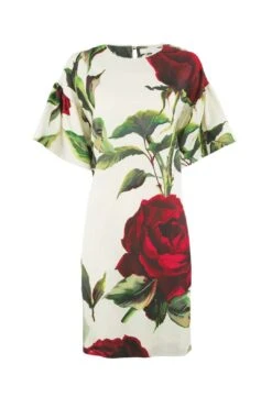 There She Rose Again Floral Tunic