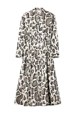 Animal Print Cotton Dress