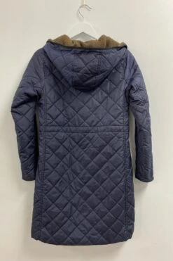 Navy Quilted Sherpa Coat -Gunsn Styles UniqloNavyQuiltedSherpaCoat 2