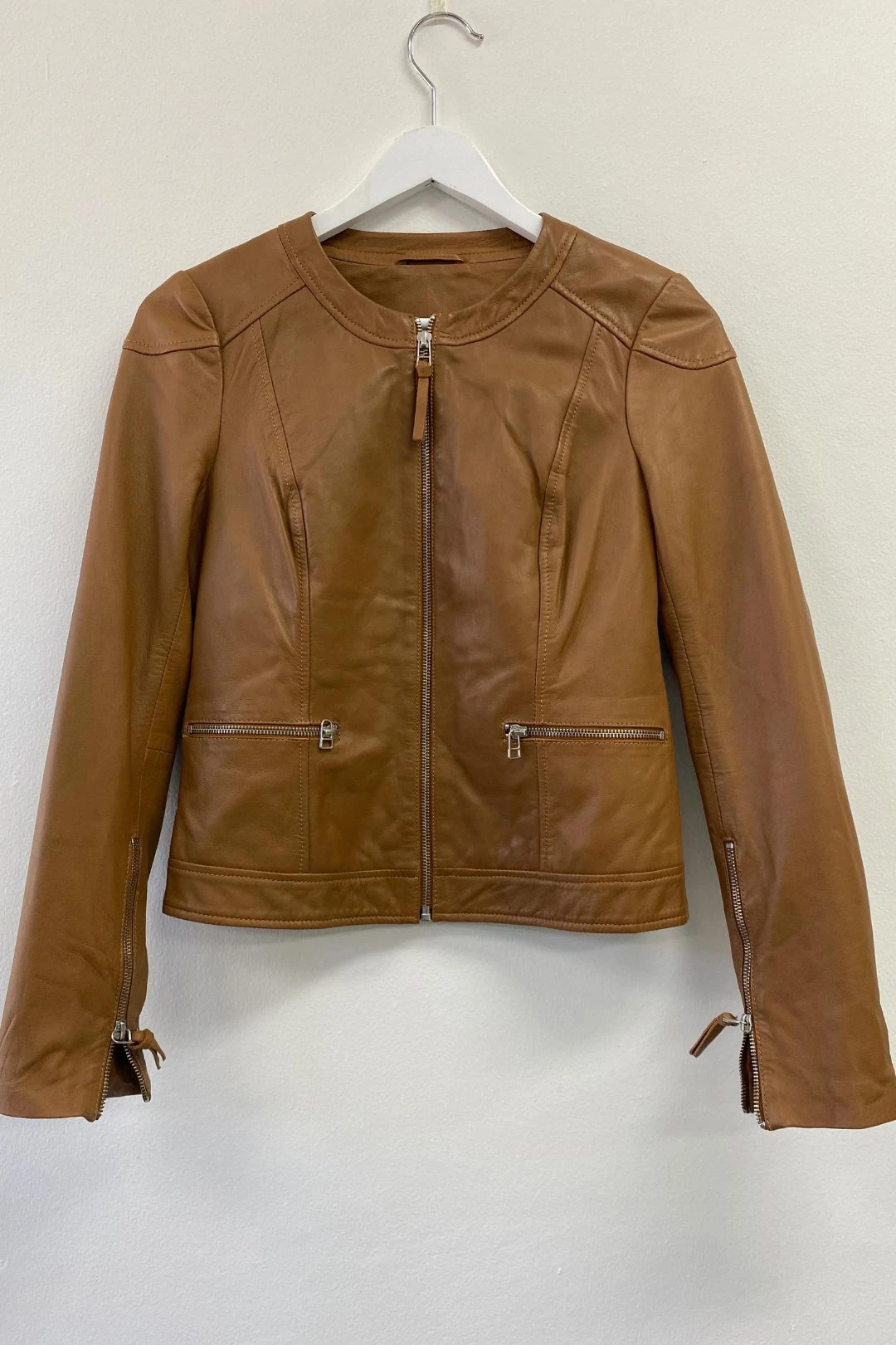 Brown Leather Jacket 2 Brown Leather Jacket - Image 2
