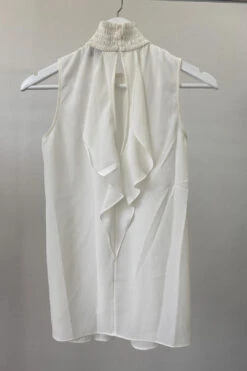 Sleveless High Neck Blouse -Gunsn Styles WitcherySlevelessHighNeckBlouse