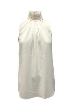 Sleveless High Neck Blouse