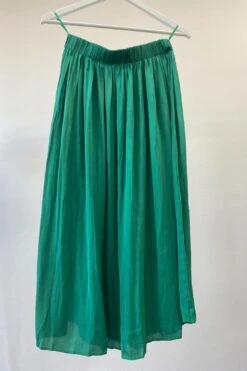 Soft Pleat Skirt - Green 6 Soft Pleat Skirt - Green -Gunsn Styles WitcherySoftPleatSkirt Green 1