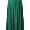 Soft Pleat Skirt - Green