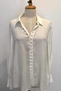 White Button Front Shirt 7 White Button Front Shirt -Gunsn Styles WitcheryWhiteButtonFrontShirt 1