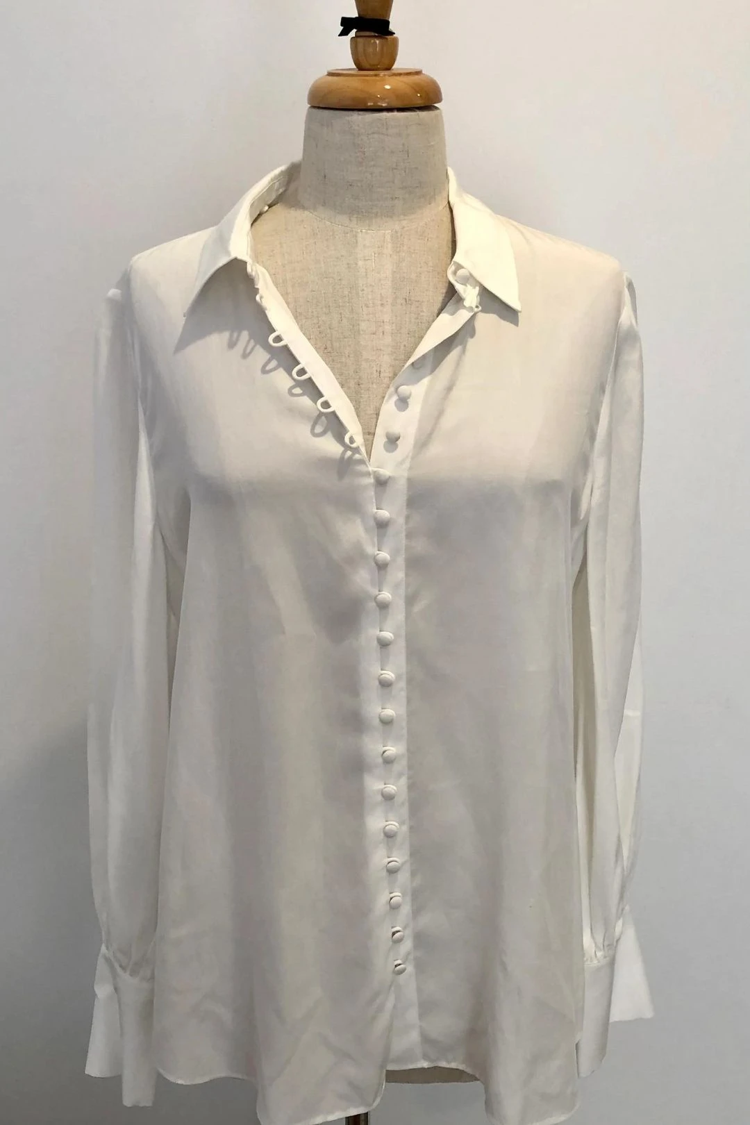 White Button Front Shirt 3 White Button Front Shirt - Image 3