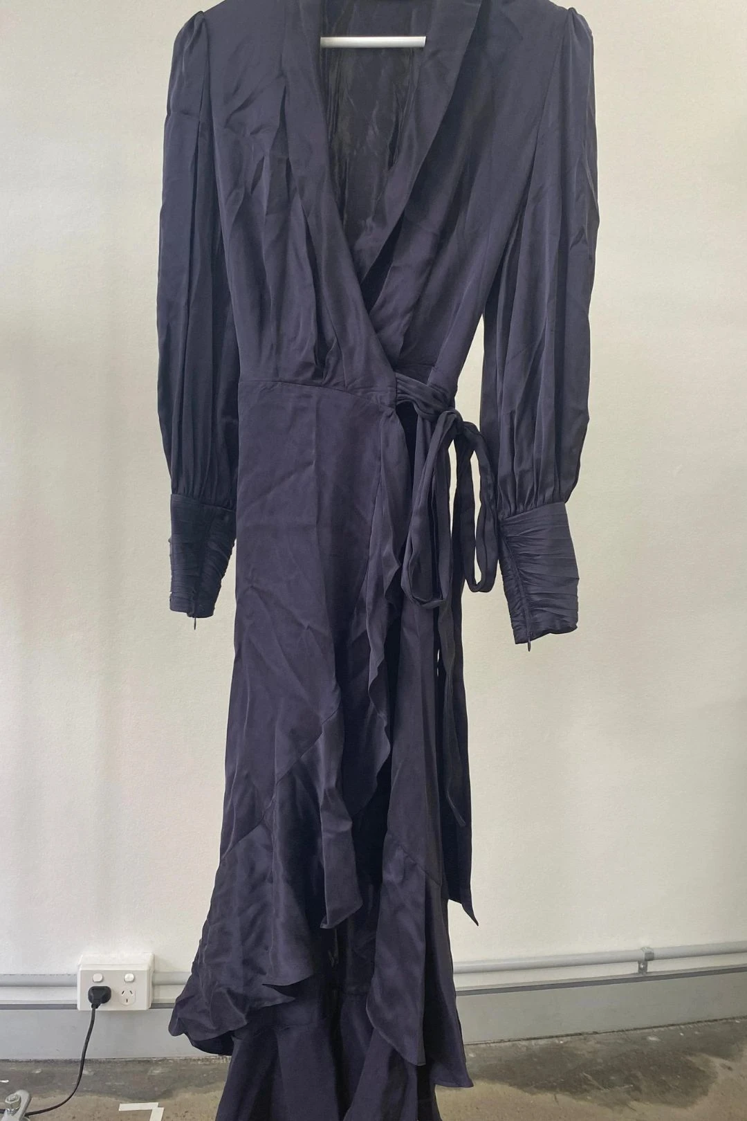 Silk Wrap Midi Dress 2 Silk Wrap Midi Dress - Image 2