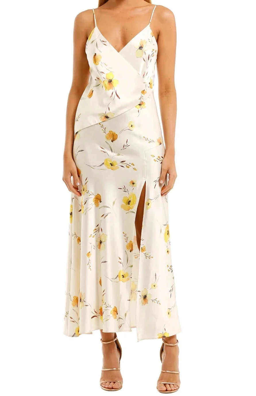 Colette Wrap Midi Dress - Print 2 Colette Wrap Midi Dress - Print - Image 2