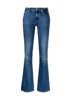Flared Bootcut Jeans - Blue