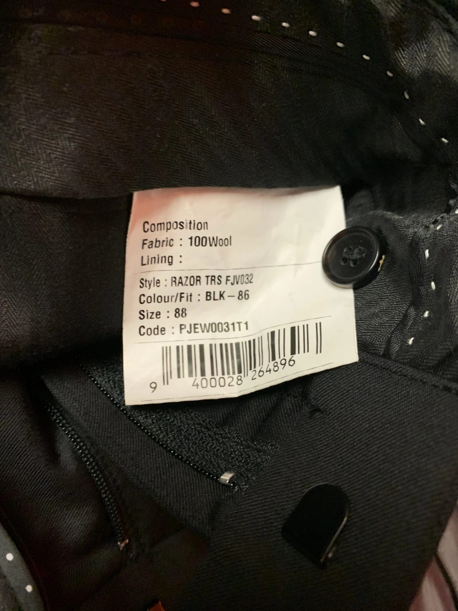 Razor Plain Twill Wool Trouser 4 Razor Plain Twill Wool Trouser - Image 4