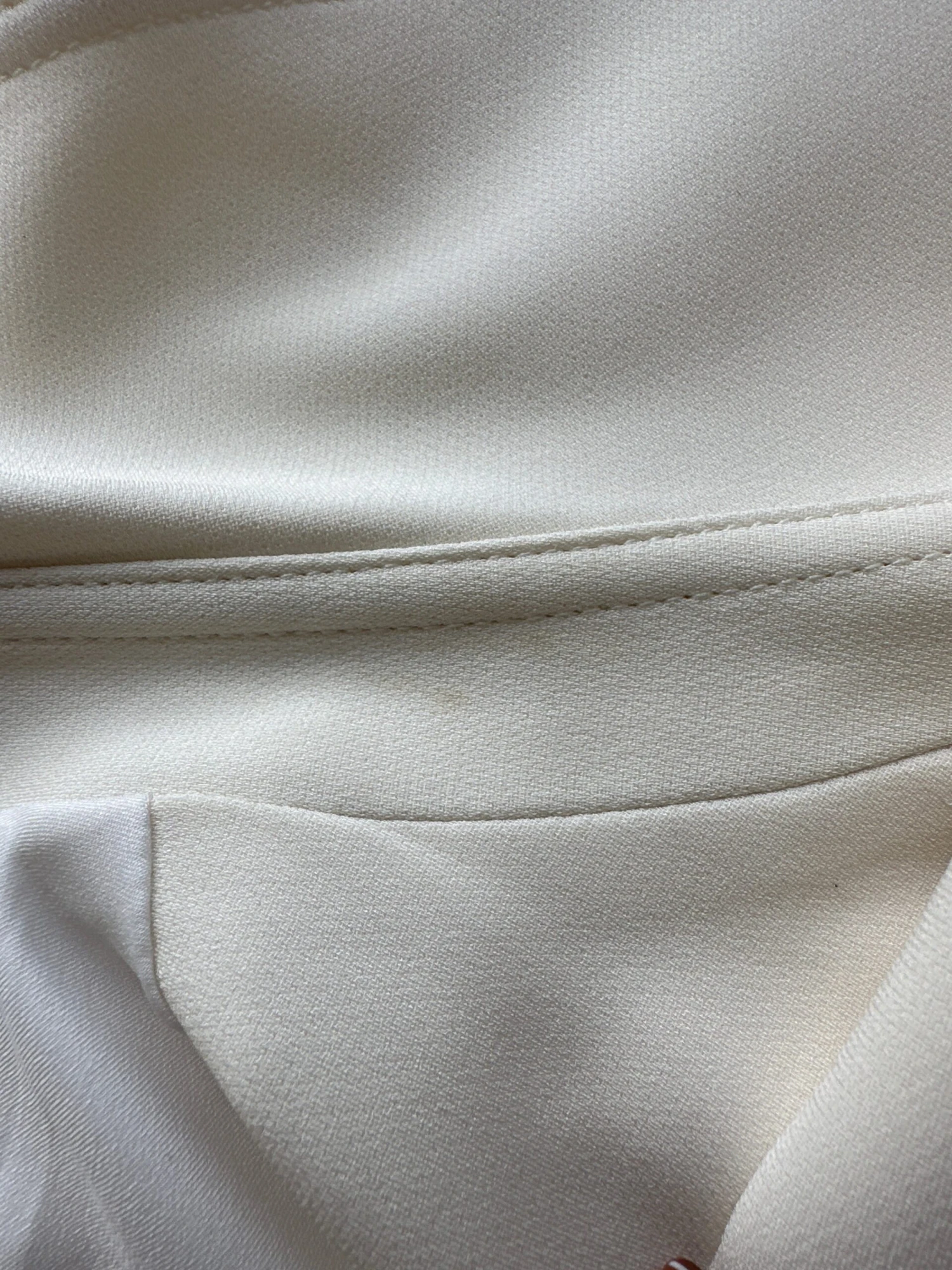 Oaklane Admiral Crepe Trench - Cream 4 Oaklane Admiral Crepe Trench - Cream - Image 4