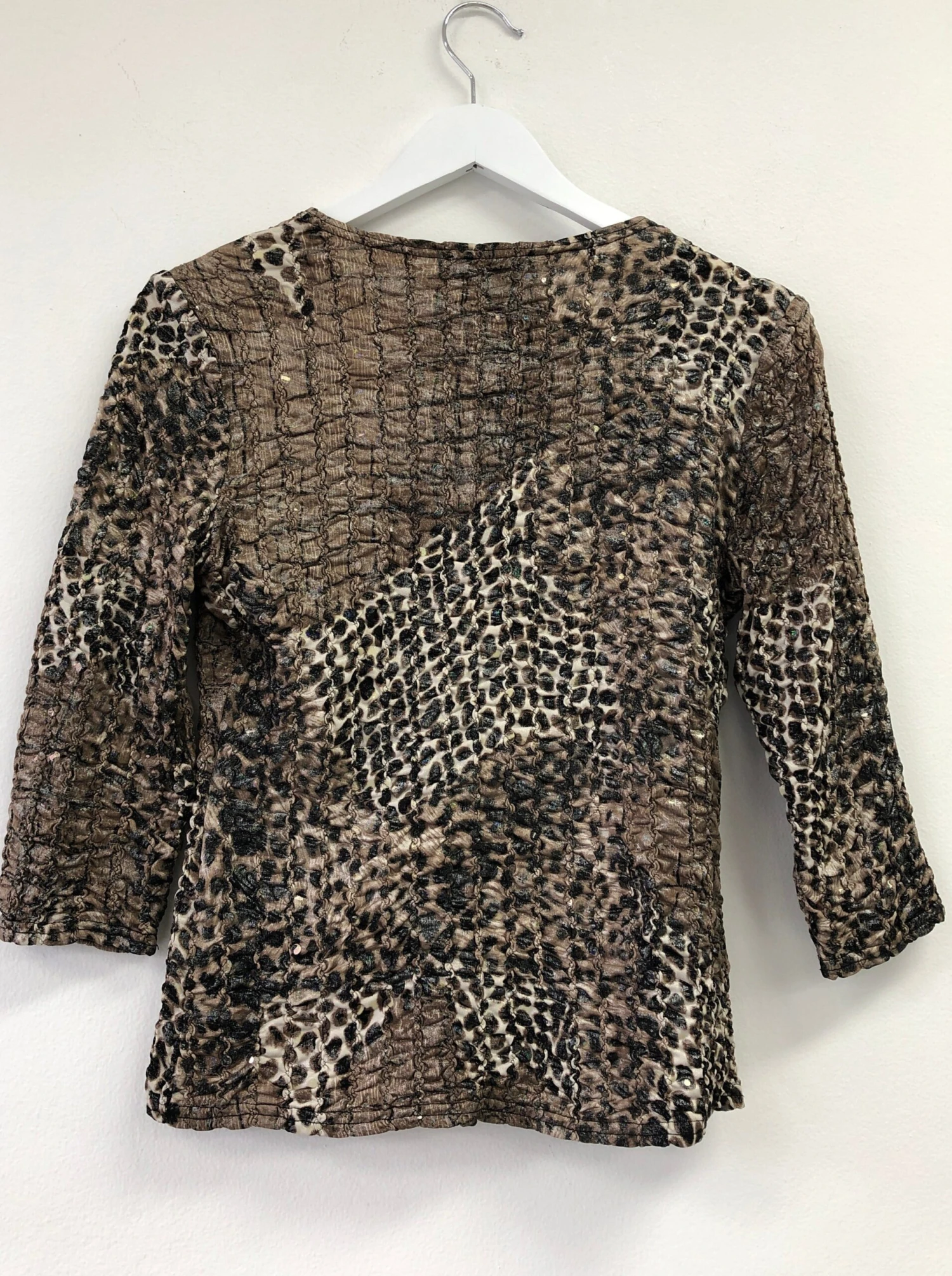 Embellished Animal Print Top 2 Embellished Animal Print Top - Image 2